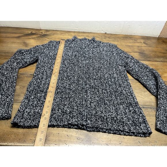 Ralph Lauren Fisherman Sweater Wool Blend Marled Knit Medium - Picture 6 of 9